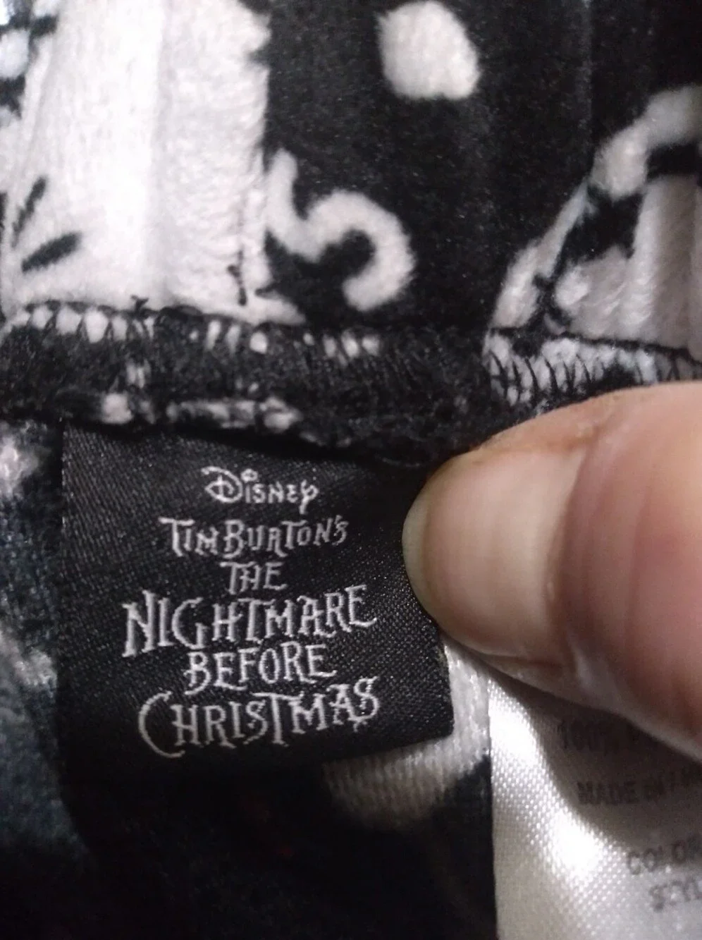 Disney The Nightmare Before Christmas Fleece Jammie Bottoms - Picture 6 of 8
